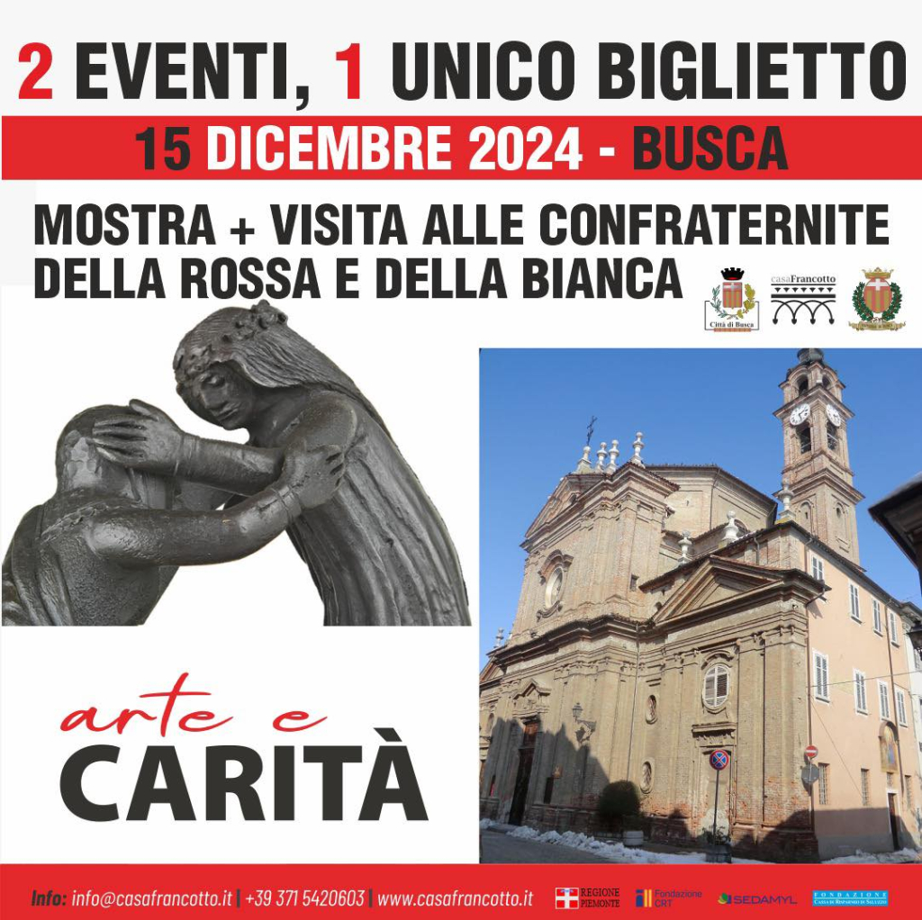 Domenica 15 dicembre alle 14,30, per “Un biglietto due eventi”, percorsi guidati alle chiese delle Confraternite della Rossa e della Bianca Domenica 15 dicembre alle 14,30, per “Un biglietto due eventi”, percorsi guidati alle chiese delle Confraternite della Rossa e della Bianca